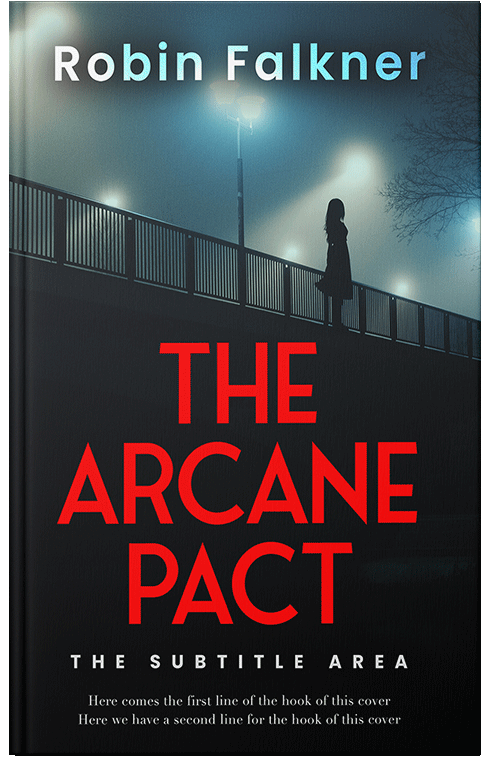 Front view of Roman #34277 - Premade Mystery & Thriller & Suspense Book Cover