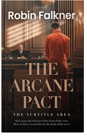 Pre Made Book Cover Tan