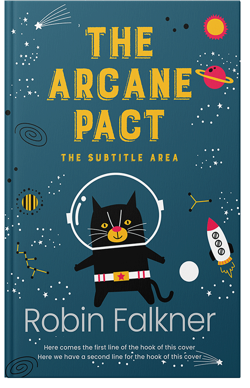 Front view of Premade Children's Book Cover - Chathams Blue