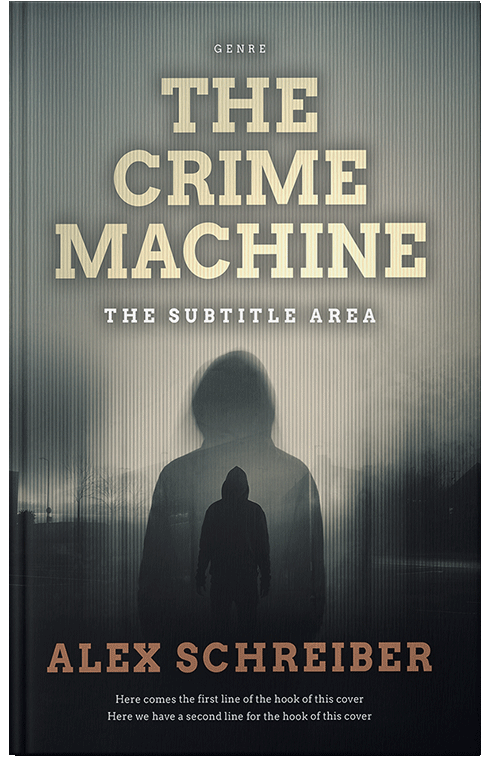 Front view of Cape Cod #34294 - Premade Mystery & Thriller & Suspense Book Cover