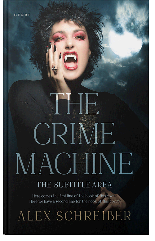 Front view of Bison Hide #34297 - Premade Horror Book Cover