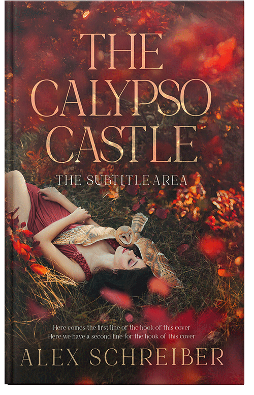 Front view of Premade Fantasy Book Cover - Cocoa Bean