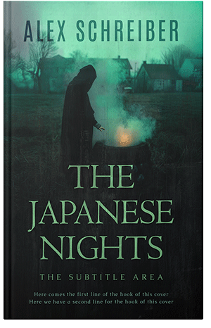 Pre Made Book Cover Silver Tree