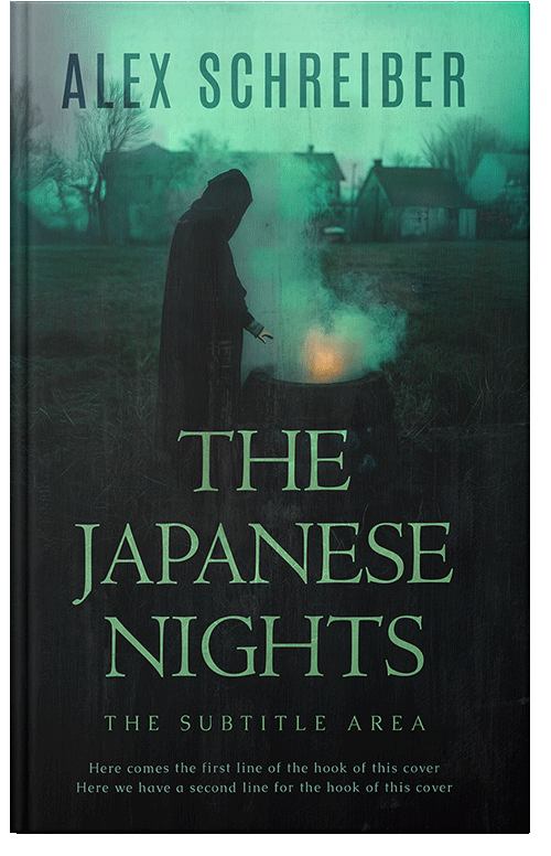 Front view of Silver Tree #34308 - Premade Horror Book Cover