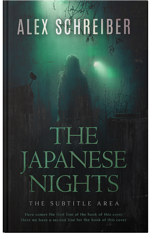 Front view of Bunker #34311 - Premade Horror Book Cover