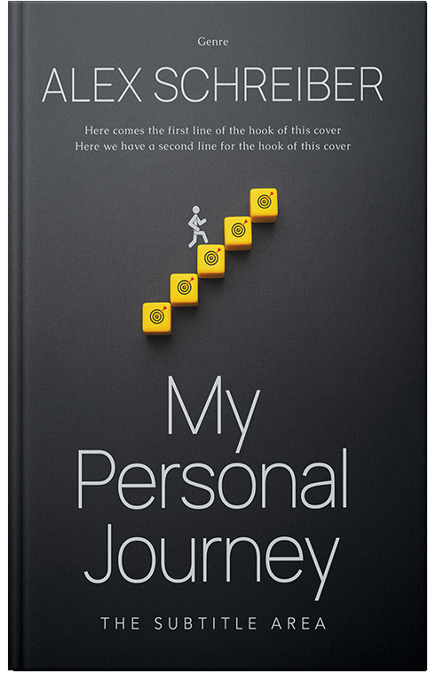 Front view of Shark #34319 - Premade Self-Improvement & Self-Help Book Cover