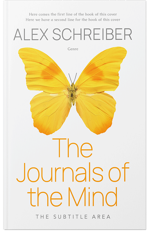 Front view of Lightning Yellow #34324 - Premade Self-Improvement & Self-Help Book Cover