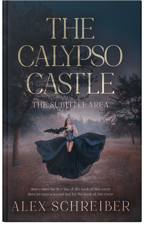 Front view of Shark #34326 - Premade Fantasy Book Cover