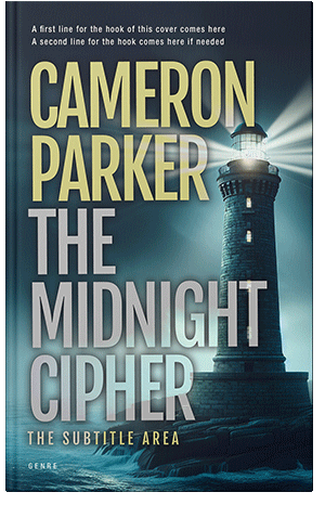 Pre Made Book Cover Green Mist