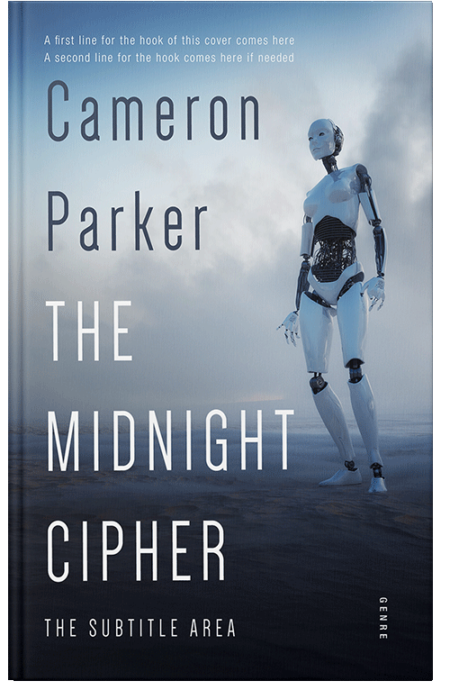 Front view of Premade Science Fiction Book Cover - Pickled Bluewood