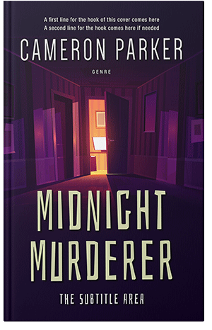 Pre Made Book Cover Black Rock