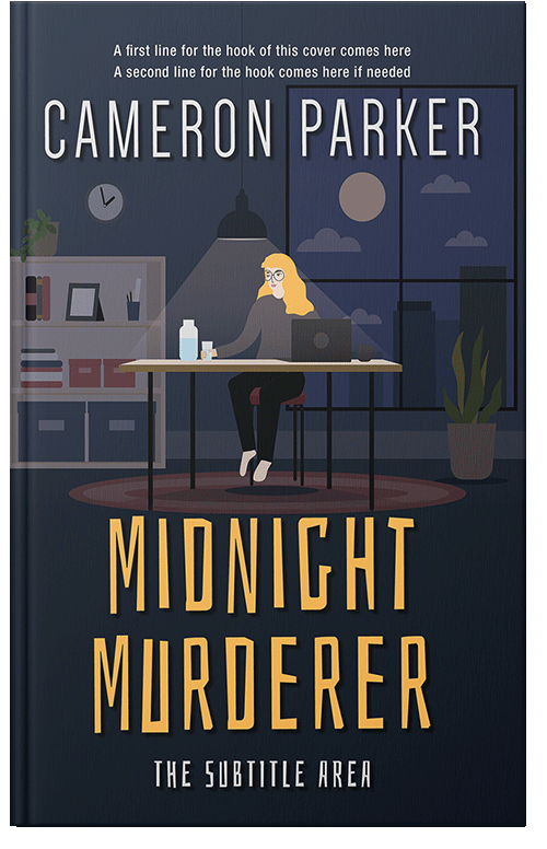 Front view of Premade Mystery & Thriller & Suspense Book Cover - Mirage