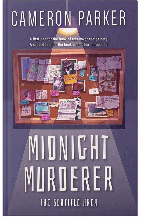 Front view of Salt Box #34359 - Premade Mystery & Thriller & Suspense Book Cover