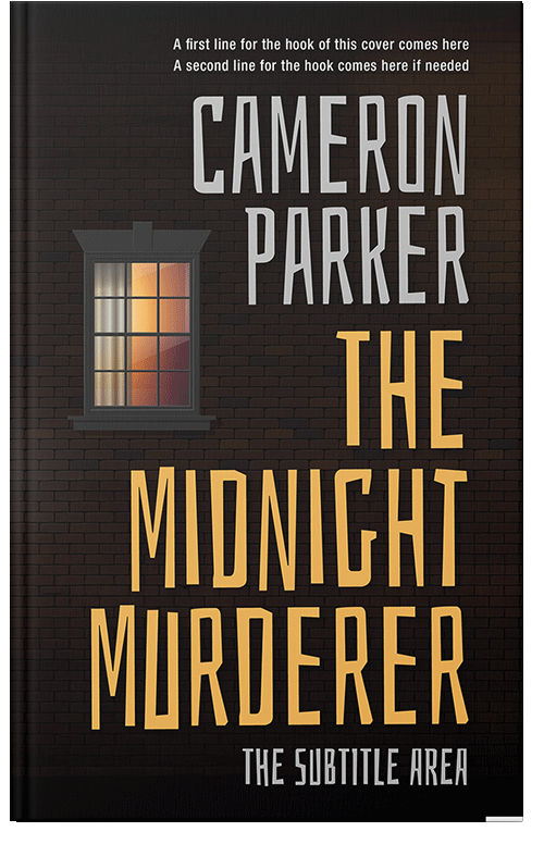 Front view of Harvest Gold #34363 - Premade Mystery & Thriller & Suspense Book Cover