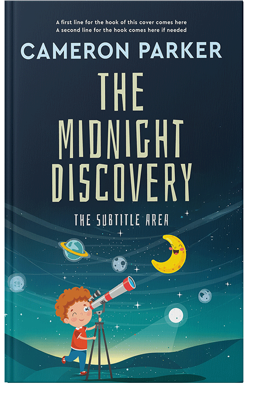 Front view of Chino #34368 - Premade Science Fiction Book Cover