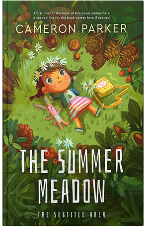 Pre Made Book Cover Clover