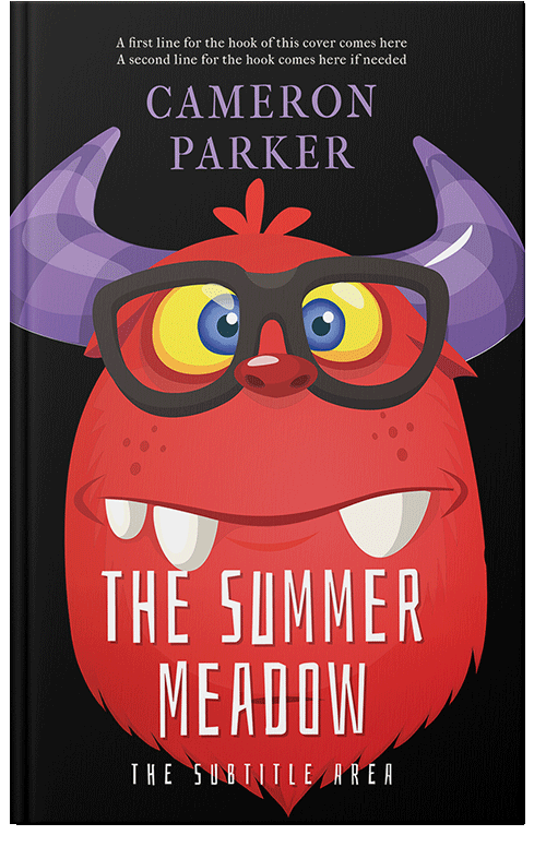 Front view of Cod Gray #34374 - Premade Children's Book Cover