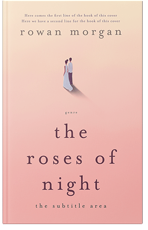 Pre Made Book Cover Apricot Peach