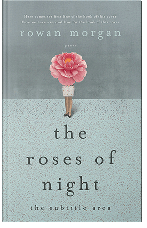 Pre Made Book Cover Tower Gray