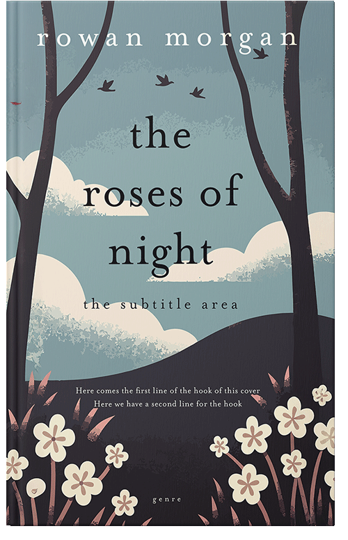 Front view of Premade Literary Fiction Book Cover - Cascade