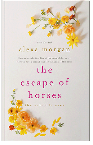 Pre Made Book Cover Pampas