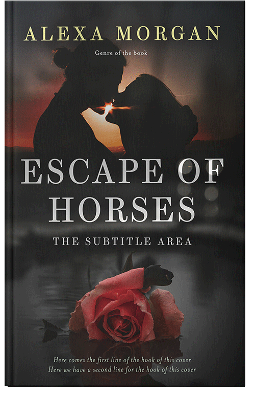 Front view of Dune #34409 - Premade Romance Book Cover