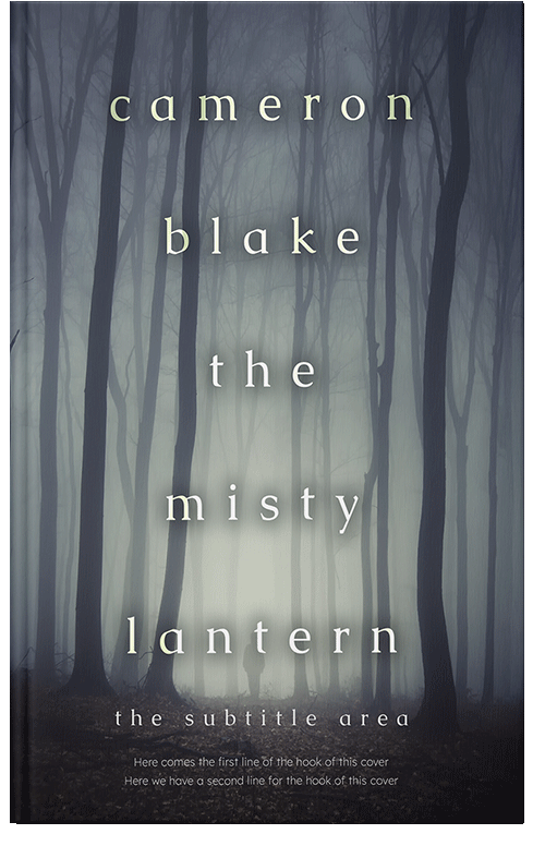 Front view of Premade Mystery & Thriller & Suspense Book Cover - Trout