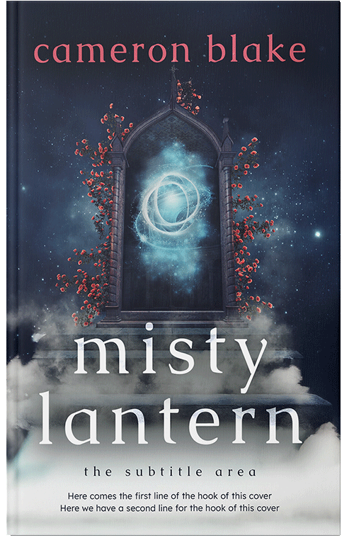 Front view of Premade Fantasy Book Cover - Ebony Clay