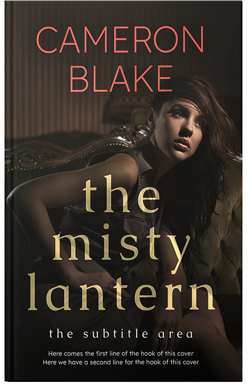 Front view of Night Rider #34426 - Premade Literary Fiction Book Cover