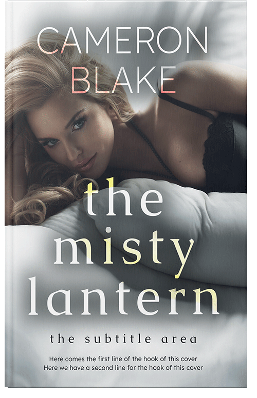 Front view of Premade Erotica Book Cover - Fuscous Gray