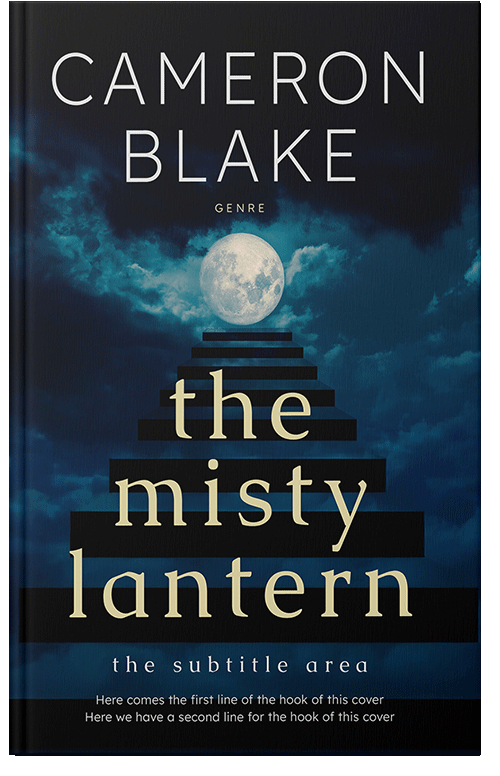 Front view of Black Pearl #34431 - Premade Mystery & Thriller & Suspense Book Cover