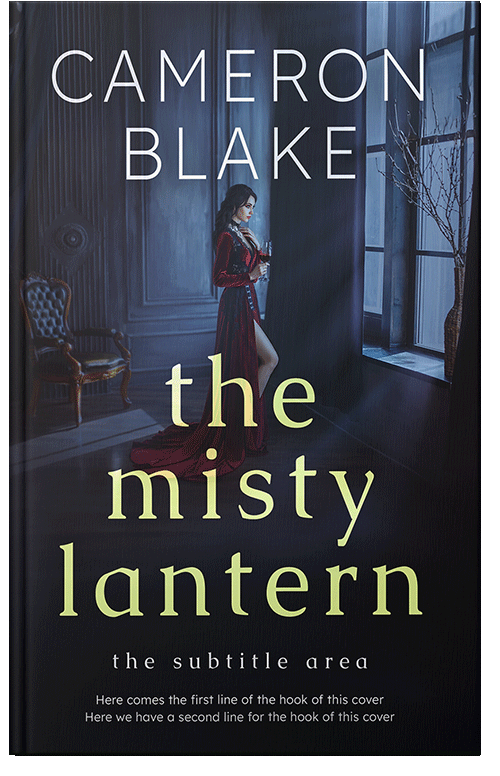 Front view of Premade Mystery & Thriller & Suspense Book Cover - Mirage