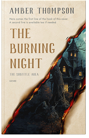 Pre Made Book Cover Janna