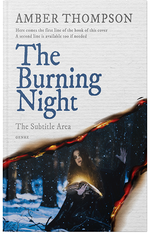 Front view of Premade Fantasy Book Cover - Iron