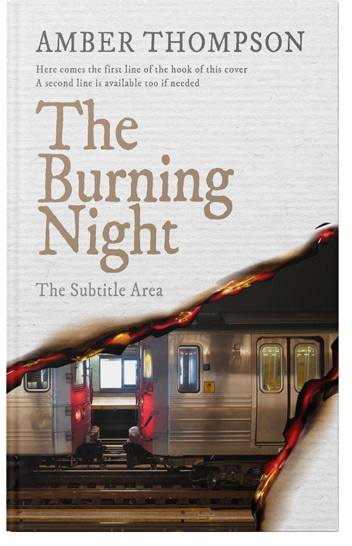 Front view of Premade Mystery & Thriller & Suspense Book Cover - Cocoa Brown