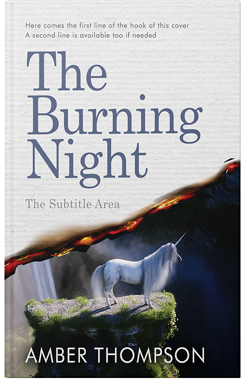 Front view of Iron #34470 - Premade Fantasy Book Cover