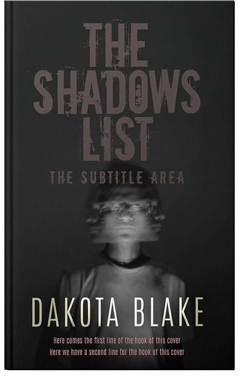 Front view of Cod Gray #34474 - Premade Horror Book Cover