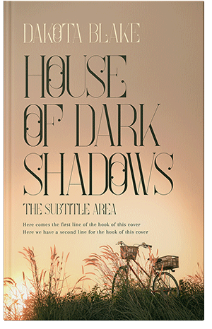 Pre Made Book Cover Cameo