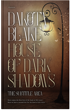 Pre Made Book Cover Metallic Bronze