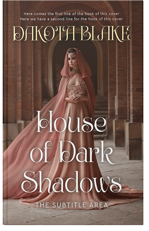 Front view of Metallic Bronze #34495 - Premade Historical Book Cover