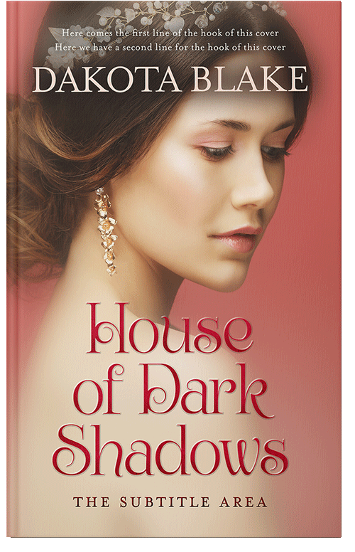 Front view of Cameo #34504 - Premade Romance Book Cover