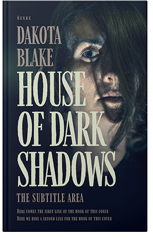 Pre Made Book Cover Foggy Gray