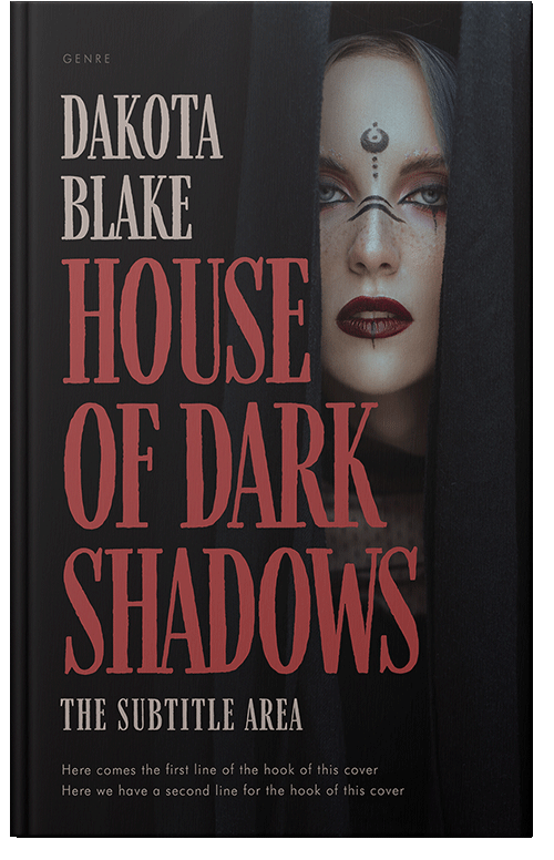 Front view of Cod Gray #34514 - Premade Horror Book Cover