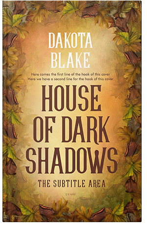 Pre Made Book Cover Tussock