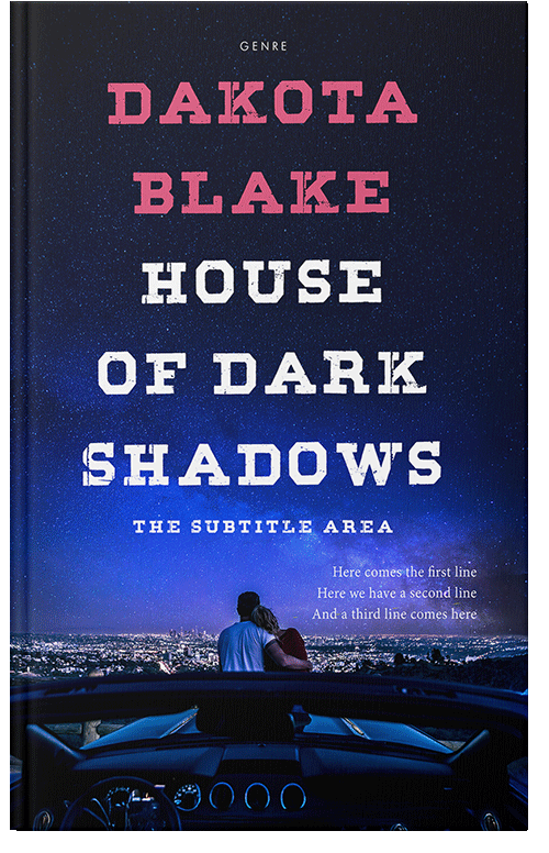 Front view of Premade Mystery & Thriller & Suspense Book Cover - Black Pearl