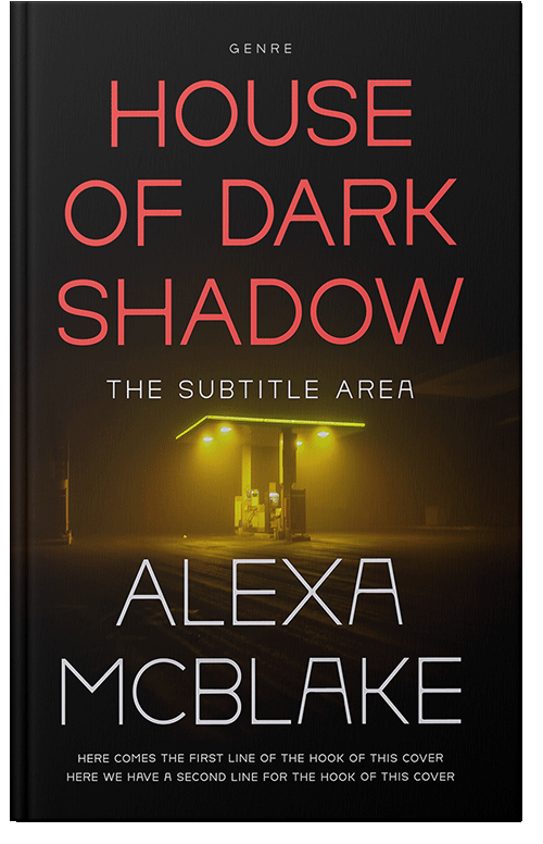 Front view of Crowshead #34542 - Premade Mystery & Thriller & Suspense Book Cover