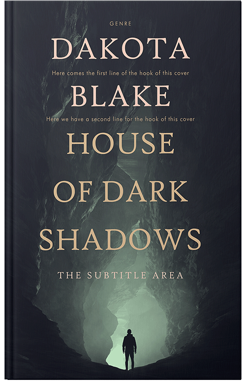 Front view of Premade Mystery & Thriller & Suspense Book Cover - Shark