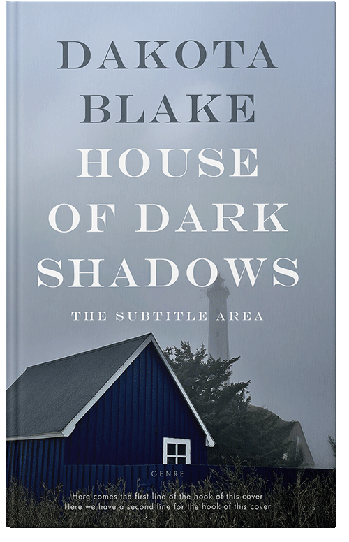 Front view of Cadet Blue #34554 - Premade Mystery & Thriller & Suspense Book Cover