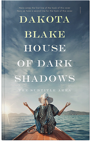 Pre Made Book Cover Blue Bayoux