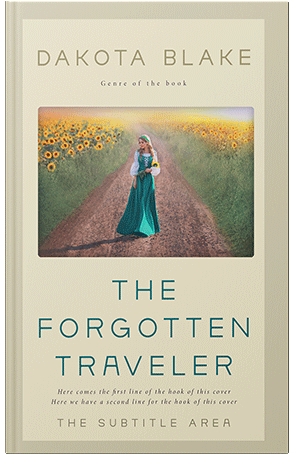 Pre Made Book Cover Stark White